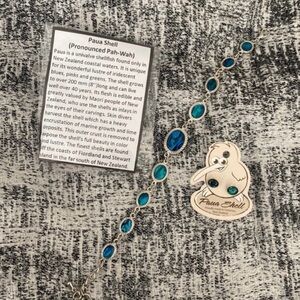 Paua Shell Bracelet and Earring Set